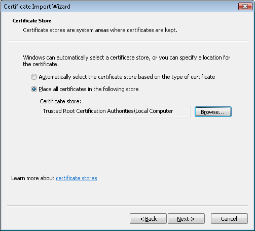 Файл:Install Windows Vista - Certificate Import Wizard - 06.png